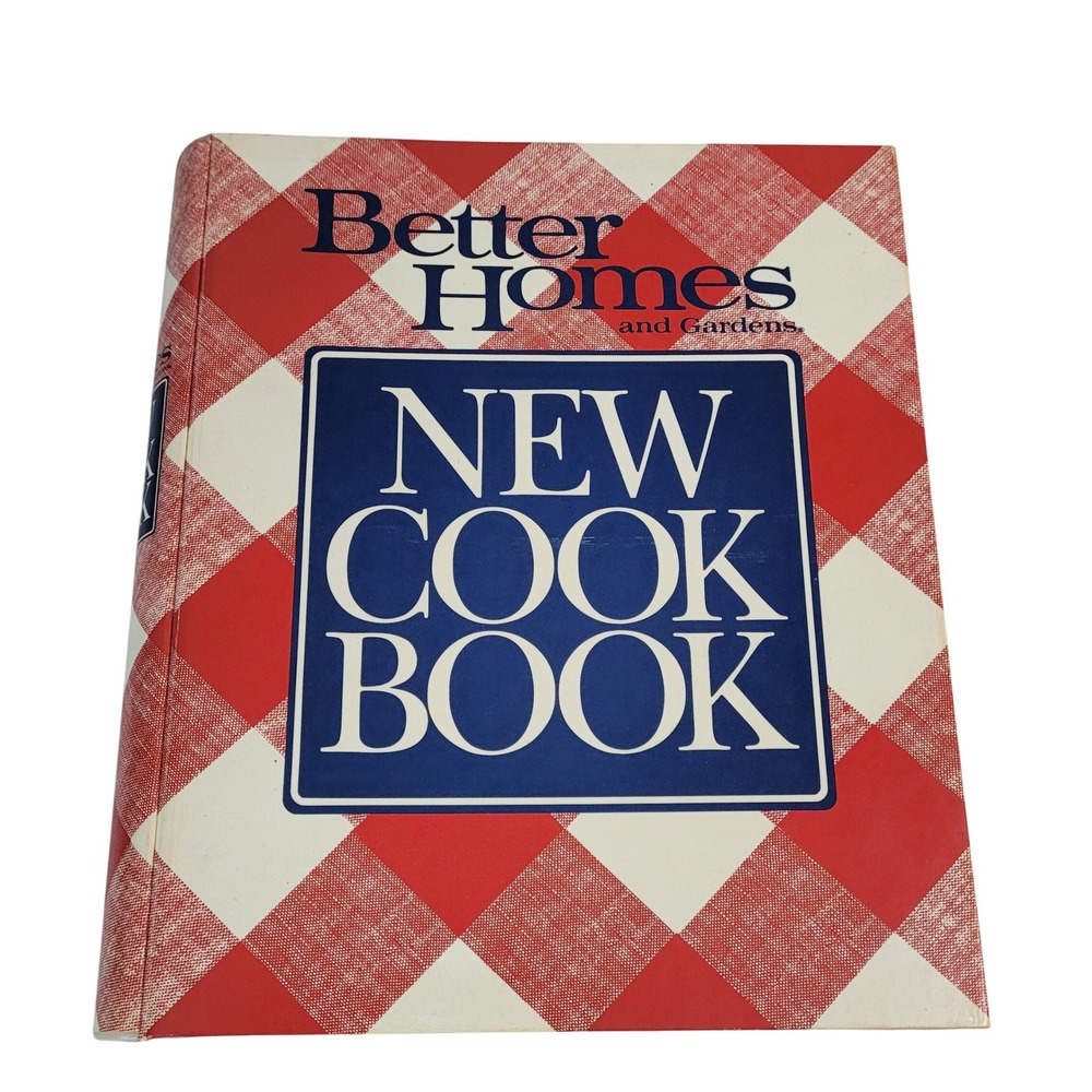Better Homes and Gardens New Cook Book 1989 10th Ed Red Plaid Binder Vintage